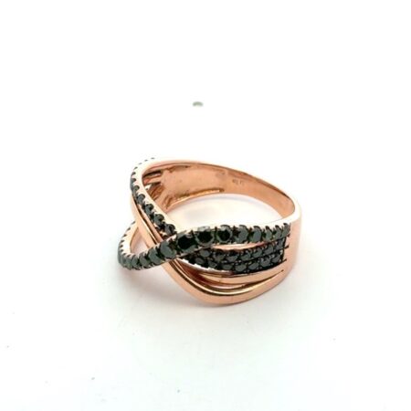 LeVian 14k Strawberry Gold & Kiwi Berry Green Diamond Ring Size: 7