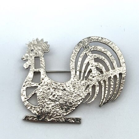 Vintage AARFAC 925 Sterling Silver Rooster Brooch/Pin 10.6g