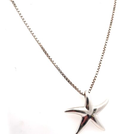 18” x .71mm .925 Sterling Silver Starfish Necklace 11.5g