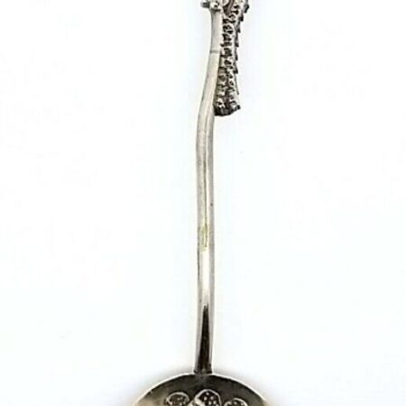 Silverplated NAGASAKI Spoon Souvenir Travel 87 Mark Dragon Handle 13.7 Grams