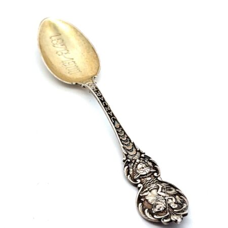 Vintage .925 Sterling Silver Souvenir Spoon January 1876-1900, 4.75”, 15.4g