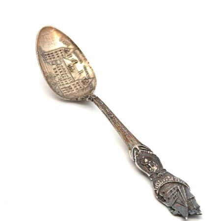 Vintage 925 Sterling Silver Albany Hudson Fulton Souv. Spoon 5.5”, 20.8g
