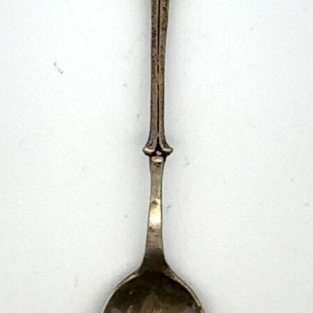 800 Silver Ancient Greek Warrior Souvenir Spoon - 7.4g