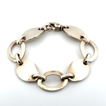 7” Italy 925 Sterling Silver Oval Link Bracelet 41.7g