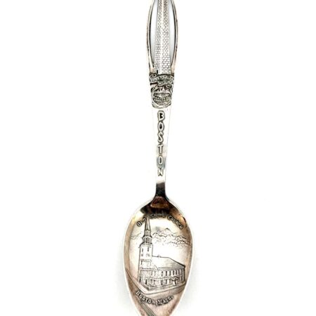 Vtg. .925 Sterling Silver Bunker Hill Monument Boston Souvenir Spoon 13.6g 5.25”