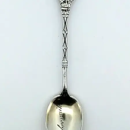 Antique 800 Silver Dubrovnik Souvenir Spoon 4 Inch 9.9 Grams