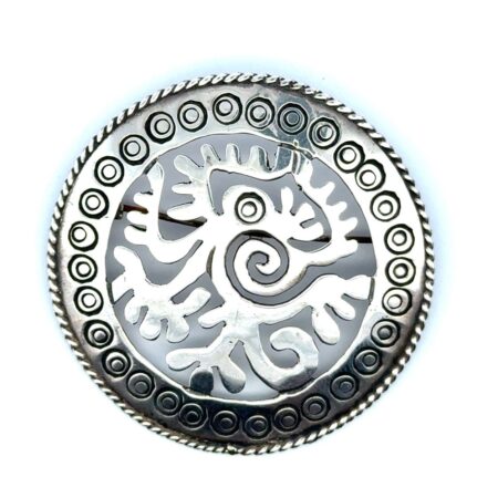 Vintage .925 Sterling Silver Taxco Mexican ANTO Pin, 8.5g