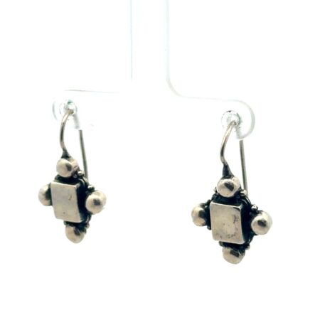 Vintage Silpada W0335 Oxidized 925 Sterling Silver Earrings, 7.1g