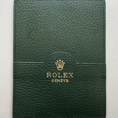 Rolex Geneve Leather Documents Holder Switzerland Code 101.40.55