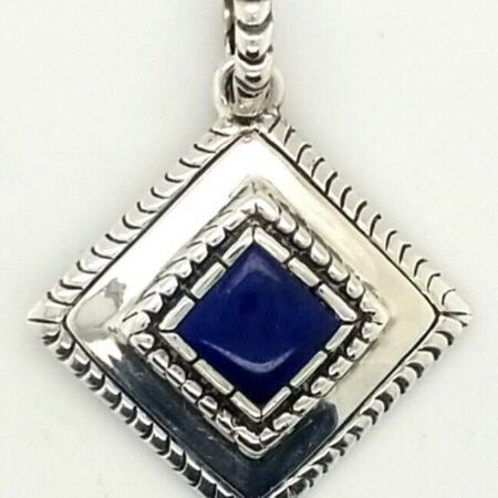 Carol Felley Sterling Silver With Lapis Lazuli Pendant 7.0 Grams With No Chain