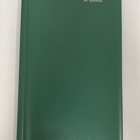 Rolex of Geneva Large Green Notepad Case *No Paper* Good Condition