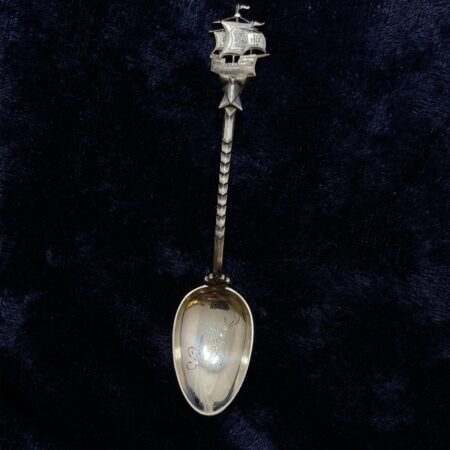 Vintage 800 Silver Stockholm Sweden Souvenir Spoon