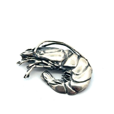 Vintage .925 Sterling Silver Shrimp Pin, 20.1g