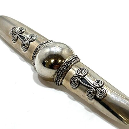 Art Nouveau Large Sterling Silver Brooch/Pin 11.8 Grams