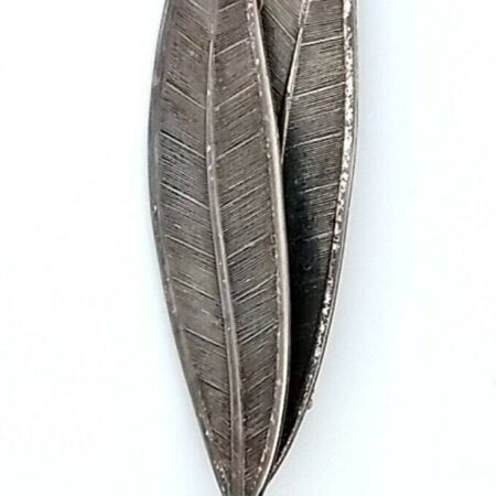 Large Vintage 925 Sterling Silver Beau Leaf Brooch/Pin 10.0 Grams