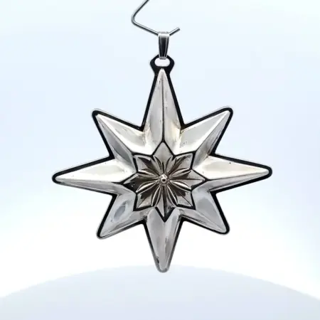 Vintage Sterling Silver Reed & Barton 1977 Christmas Star Ornament 10.6 Grams