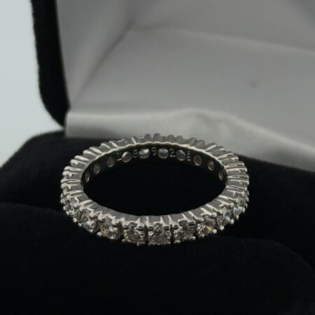 1999 Kwiat NYC 1.65ctw VS-1 Diamond & Platinum Eternity Band Ring Size: 7, 5.7g