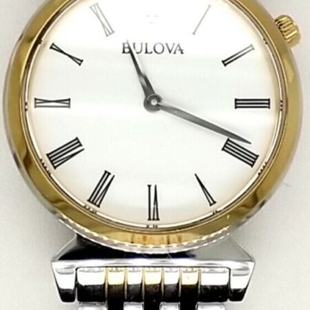 Bulova Regatta Women's Quartz Two-Tone Bracelet White Dial 30mm Watch 98L264