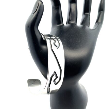 Native American 925 Sterling Silver Cuff Bracelet - 6.5" Wrist