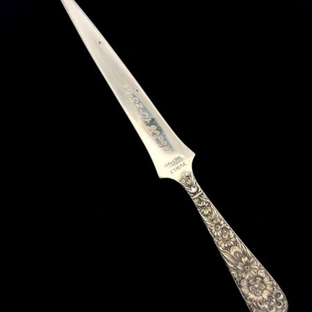 Kirk & Son Repousse .925 Sterling Silver Letter Opener, 5 7/8th”, 22.5g