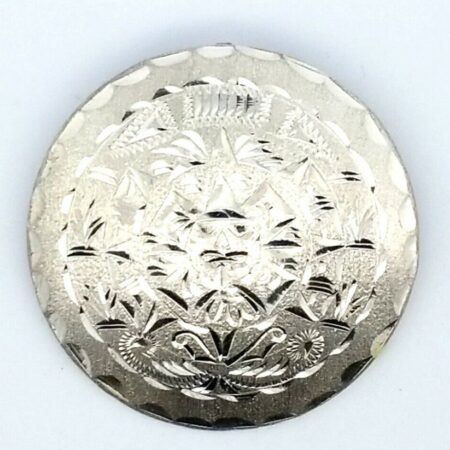 Vintage Sterling Silver Aztec Mayan Sun Dial Pendant/Brooch 8.0 Grams