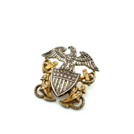 WW2 US Navy Amico 925 Sterling Silver & 10k Gold Fill 9.6g