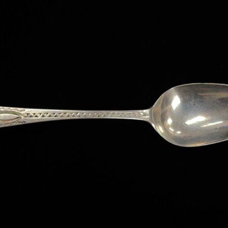 Lunt 925 Sterling Silver 4.5” Early American Engraved Demitasse Spoon, 8.7g
