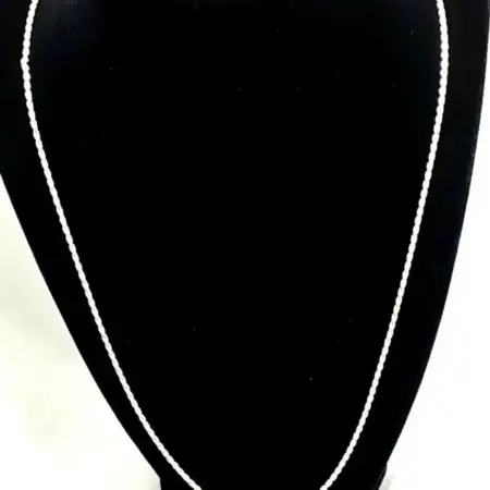 Italian 925 Sterling Silver Diamond Cut 2MM Wide Rope 30" Chain 9.3 Grams