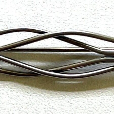 Vintage 925 Sterling Silver Bar Pin 3.2 Grams