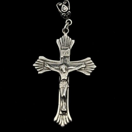 Catamore .925 Sterling Silver Crucifix Pendant, 7.5g