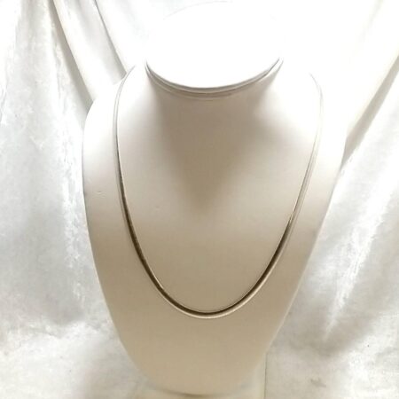 IBB 19.5" Sterling Silver Herringbone Necklace 13.9g