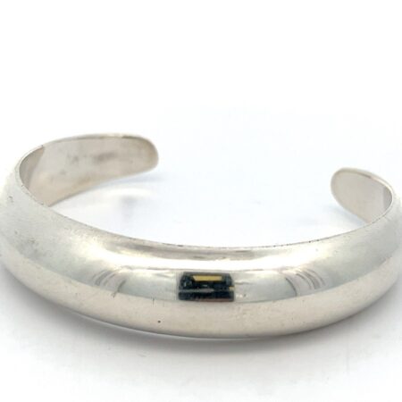 6.5” Vintage 925 Sterling Silver Blank Cuff Bracelet 25.5g
