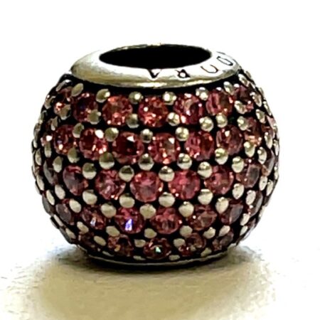 Pandora ALE S925 Pink Passion Charm with Cubic Zirconia #796063CFR