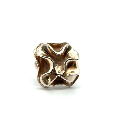 Silpada .925 Sterling Silver “Flower In Bloom” Ring, Size-6, 17.2g