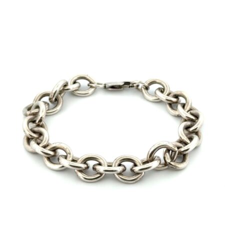 7.25” x 11mm ProChain 925 Sterling Silver Thick Oval Link Bracelet 40.7g