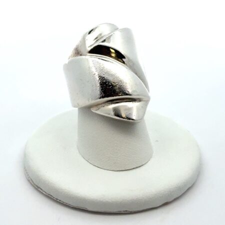 Vintage .925 Sterling Silver Statement Ring, Heavy, S-6, 26.7g