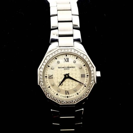 Baume & Mercier - Riviera 65506, Diamond Dial Quartz Woman's Watch w/ Box 39.7g