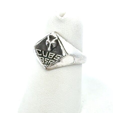 Vintage .925 Sterling Silver Cub Scout Ring S-5 3.5g