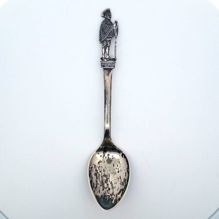 .925 Sterling Silver Peru "Perv" Souvenir 5 Inch Spoon 17.1 Grams