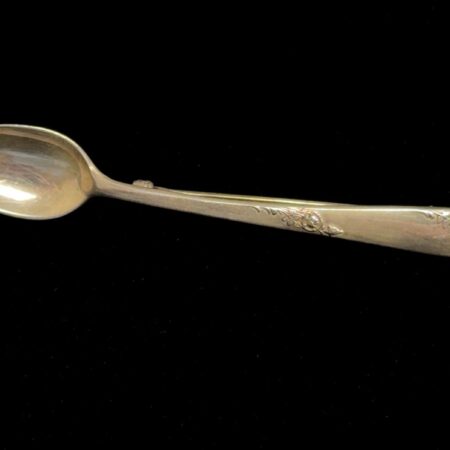 LUNT .925 Sterling Silver Spoon Pin Sweetheart Rose, 2.63”, 4.8g