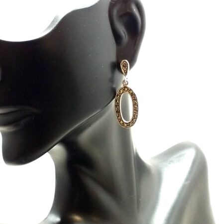 Sterling Silver Marcasite Dangle Drop Earrings 2.8 Grams