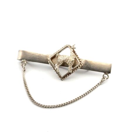 Made in Peru 925 Sterling Silver Llama Tie Clip/Bar 4.5g