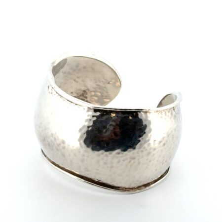6.5” x 36mm Retired Silpada 925 Sterling Silver B2460 Live Large Cuff Bracelet
