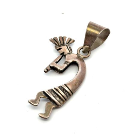 Vintage 925 Sterling Silver Native American Kokopelli Fectility Pendant 9.4g