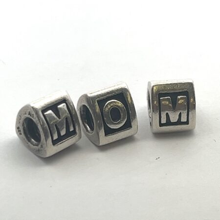 Lot of 3 Pandora ALE S925 “MOM” Letters Charms