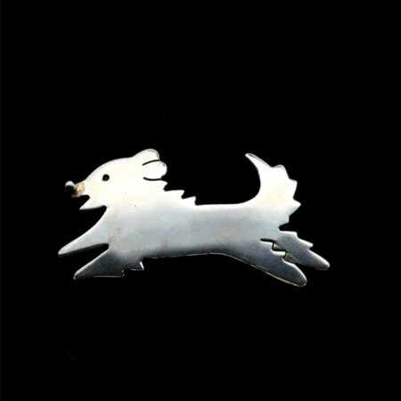 Anne Harvey .925 Sterling Silver Dog Pin, Mexico, 5.3g
