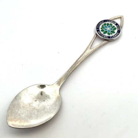 925 Sterling Silver Jamaican National Flower Souvenir Spoon 8.8g