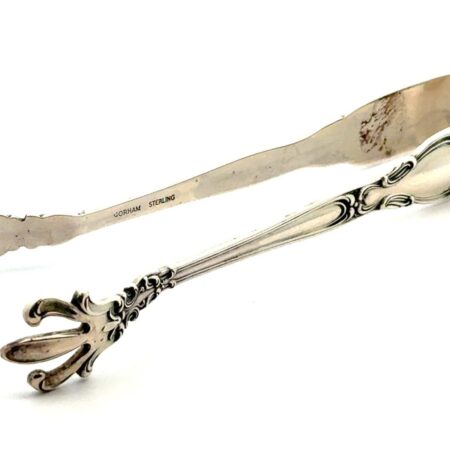 Chantilly .925 Sterling Silver by Gorham Sugar Tongs 4”, 20.3g