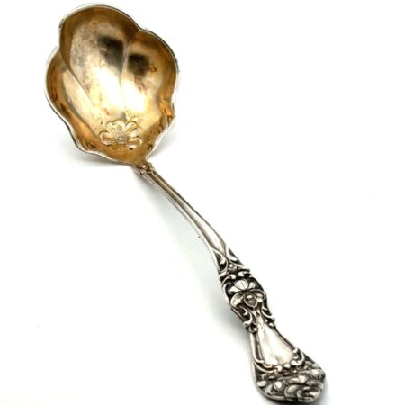 Baker Manchester BMS11 .925 Sterling Silver 6” Sauce Ladle Goldwash, 14.9g