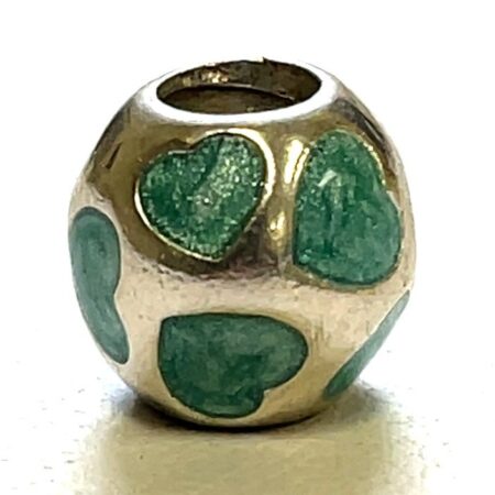 Pandora ALE Sterling Silver Love You Light Blue Hearts All Over Charm
